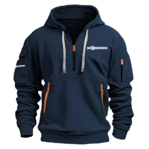 Sennebogen Exclusive Logo Performance Half Zipper Hoodie NBCRHHZ1601SGZ - Sennebogen Hoodie