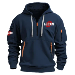 Logan Machine Company Exclusive Logo Performance Half Zipper Hoodie NBSGHHZ0901LMZ - Logan Machine Company Hoodie