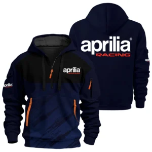 Aprilia Exclusive Logo Performance Half Zipper Hoodie OSMTBHHZ3D121104APZ - Aprilia Hoodie