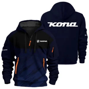 Kona Exclusive Logo Performance Half Zipper Hoodie OSMTBHHZ3D121104KNZ - Kona Hoodie