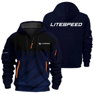 Litespeed Exclusive Logo Performance Half Zipper Hoodie OSMTBHHZ3D121104LPZ - Litespeed Hoodie