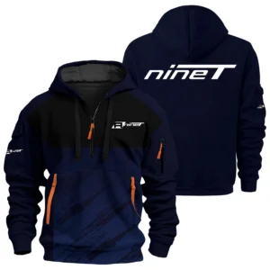 R nineT Exclusive Logo Performance Half Zipper Hoodie OSMTBHHZ3D121104RTZ - R nineT Hoodie