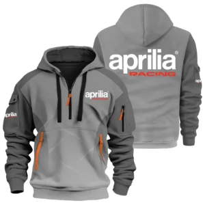 Aprilia Exclusive Logo Performance Half Zipper Hoodie OSMTBHHZ3D121105APZ - Aprilia Hoodie