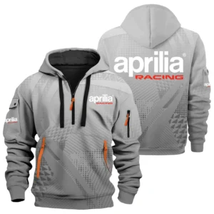 Aprilia Exclusive Logo Performance Half Zipper Hoodie OSMTBHHZ3D121107APZ - Aprilia Hoodie