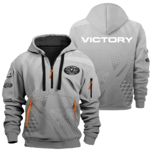 Victory Motorcycles Exclusive Logo Performance Half Zipper Hoodie OSMTBHHZ3D121107VMZ - Victory Motorcycles Hoodie