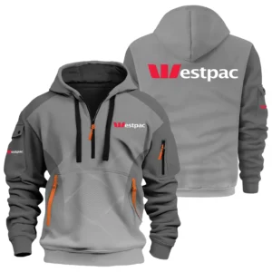 Westpac Exclusive Logo Performance Half Zipper Hoodie OUAS3DHHZ005WTZ - Westpac Hoodie