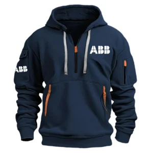 ABB Exclusive Logo Performance Half Zipper Hoodie OUEPHHZ3012ABZ - ABB Hoodie