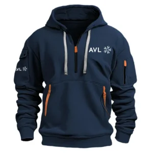 AVL List Exclusive Logo Performance Half Zipper Hoodie OUEPHHZ3012AVZ - AVL List Hoodie