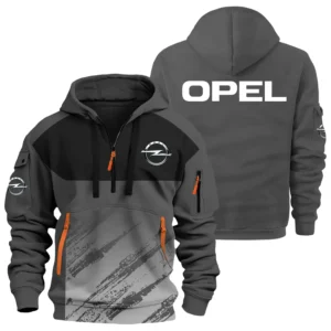 Opel Exclusive Logo Performance Half Zipper Hoodie OUFAHHZ3D004OPEZ - Opel Hoodie