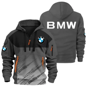 BMW Exclusive Logo Performance Half Zipper Hoodie OUFAHHZ3D081904BMWZ - BMW Hoodie