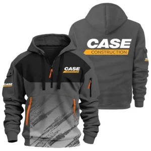 Case Construction Exclusive Logo Performance Half Zipper Hoodie OUFAHHZ3D081904CCZ - Case Construction Hoodie