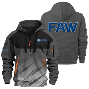 FAW Exclusive Logo Performance Half Zipper Hoodie OUFAHHZ3D081904FAZ - FAW Hoodie