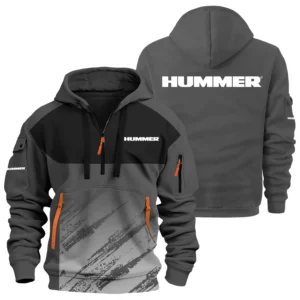 Hummer Exclusive Logo Performance Half Zipper Hoodie OUFAHHZ3D081904HUZ - Hummer Hoodie