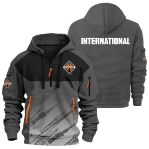 International Trucks Exclusive Logo Performance Half Zipper Hoodie OUFAHHZ3D081904INZ - International Trucks Hoodie