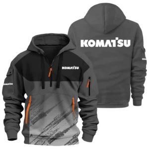 Komatsu Exclusive Logo Performance Half Zipper Hoodie OUFAHHZ3D081904KSZ - Komatsu Hoodie