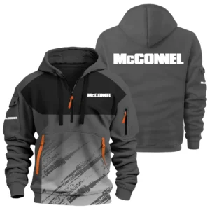 McConnel Exclusive Logo Performance Half Zipper Hoodie OUFAHHZ3D081904MEZ - McConnel Hoodie