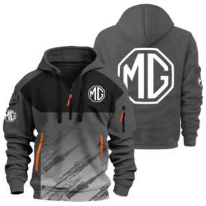 MG Cars Exclusive Logo Performance Half Zipper Hoodie OUFAHHZ3D081904MGZ - MG Cars Hoodie