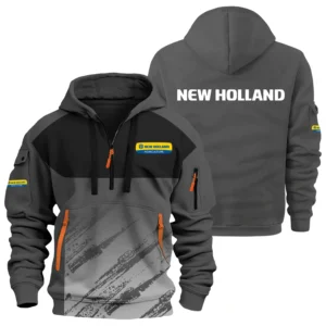 New Holland Exclusive Logo Performance Half Zipper Hoodie OUFAHHZ3D081904NHZ - New Holland Hoodie