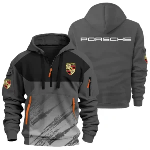 Porsche Exclusive Logo Performance Half Zipper Hoodie OUFAHHZ3D081904POSZ - Porsche Hoodie