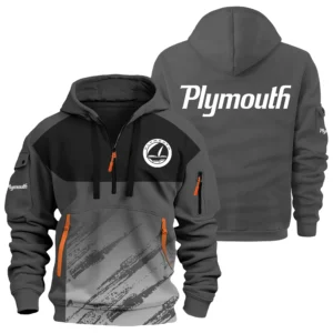 Plymouth Exclusive Logo Performance Half Zipper Hoodie OUFAHHZ3D081904PYZ - Plymouth Hoodie