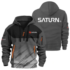Saturn Exclusive Logo Performance Half Zipper Hoodie OUFAHHZ3D081904SRZ - Saturn Hoodie