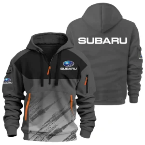Subaru Exclusive Logo Performance Half Zipper Hoodie OUFAHHZ3D081904SUZ - Subaru Hoodie