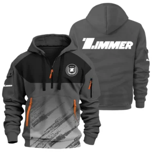 Zimmer Exclusive Logo Performance Half Zipper Hoodie OUFAHHZ3D081904ZMZ - Zimmer Hoodie