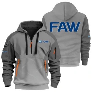 FAW Exclusive Logo Performance Half Zipper Hoodie OUFAHHZ3D081905FAZ - FAW Hoodie