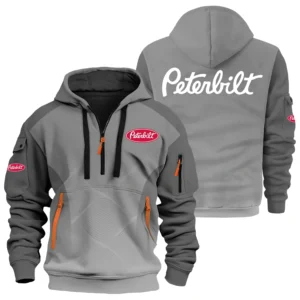 Peterbilt Exclusive Logo Performance Half Zipper Hoodie OUFAHHZ3D081905PTZ - Peterbilt Hoodie