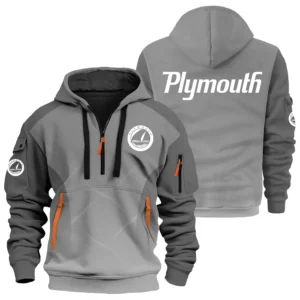 Plymouth Exclusive Logo Performance Half Zipper Hoodie OUFAHHZ3D081905PYZ - Plymouth Hoodie