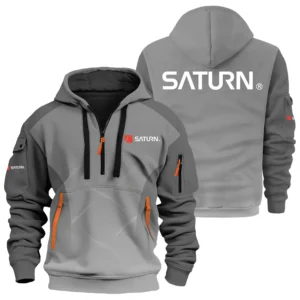 Saturn Exclusive Logo Performance Half Zipper Hoodie OUFAHHZ3D081905SRZ - Saturn Hoodie