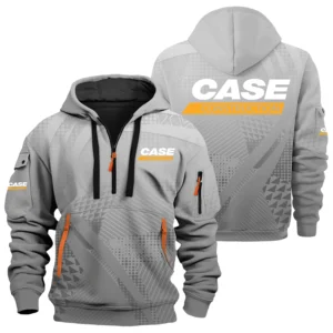 Case Construction Exclusive Logo Performance Half Zipper Hoodie OUFAHHZ3D081907CCZ - Case Construction Hoodie