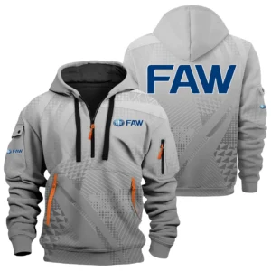 FAW Exclusive Logo Performance Half Zipper Hoodie OUFAHHZ3D081907FAZ - FAW Hoodie