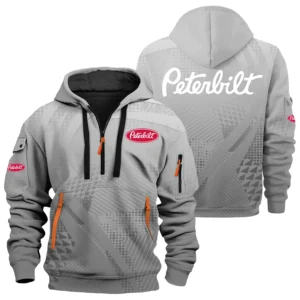 Peterbilt Exclusive Logo Performance Half Zipper Hoodie OUFAHHZ3D081907PTZ - Peterbilt Hoodie