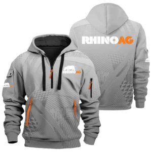 RhinoAg Exclusive Logo Performance Half Zipper Hoodie OUFAHHZ3D081907RAZ - RhinoAg Hoodie