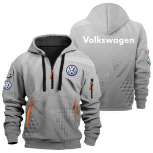 Volkswagen Exclusive Logo Performance Half Zipper Hoodie OUFAHHZ3D081907VWZ - Volkswagen Hoodie