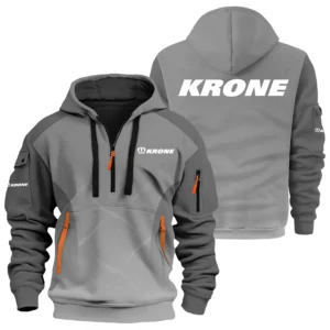 Krone Exclusive Logo Performance Half Zipper Hoodie OUFAHHZ3D081905KOZ - Krone Hoodie