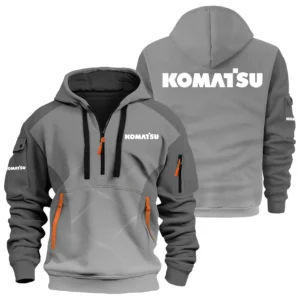 Komatsu Exclusive Logo Performance Half Zipper Hoodie OUFAHHZ3D081905KSZ - Komatsu Hoodie