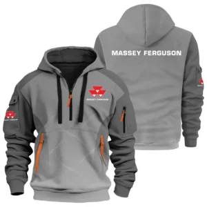 Massey Ferguson Exclusive Logo Performance Half Zipper Hoodie OUFAHHZ3D081905MFZ - Massey Ferguson Hoodie