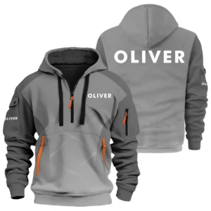 Oliver Exclusive Logo Performance Half Zipper Hoodie OUFAHHZ3D081905OTZ - Oliver Hoodie