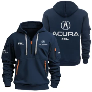 Acura RL Half Zipper Hoodie SNOVHHZ25ARRL - Acura RL Hoodie