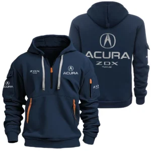 Acura ZDX Half Zipper Hoodie SNOVHHZ25ARZDX - Acura ZDX Hoodie