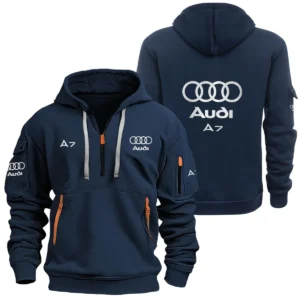 Audi A7 Half Zipper Hoodie SNOVHHZ25AUA7 - Audi A7 Hoodie