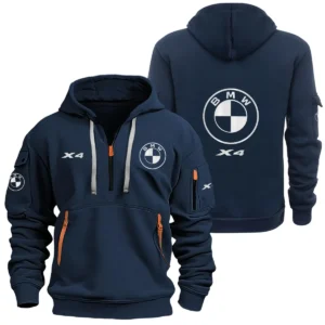 BMW X4 Half Zipper Hoodie SNOVHHZ25BMWX4 - BMW X4 Hoodie