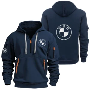 BMW Exclusive Logo Performance Half Zipper Hoodie SNOVHHZ25BMWZZ - BMW Hoodie
