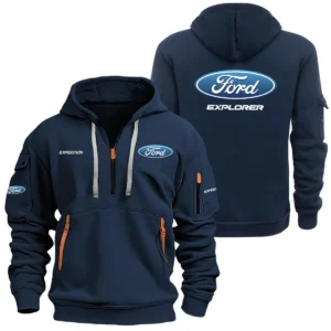 Ford Expedition Half Zipper Hoodie SNOVHHZ25F1EXP - Ford Expedition Hoodie