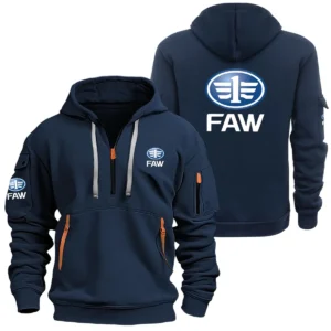 FAW Exclusive Logo Performance Half Zipper Hoodie SNOVHHZ25FAZZ - FAW Hoodie
