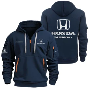 Honda Passport Half Zipper Hoodie SNOVHHZ25H1PAS - Honda Passport Hoodie
