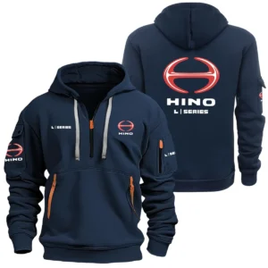 Hino L Series Half Zipper Hoodie SNOVHHZ25HNLSE - Hino L Series Hoodie