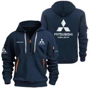 Mitsubishi Delica D:5 Half Zipper Hoodie SNOVHHZ25MSBDEL - Mitsubishi Delica D:5 Hoodie